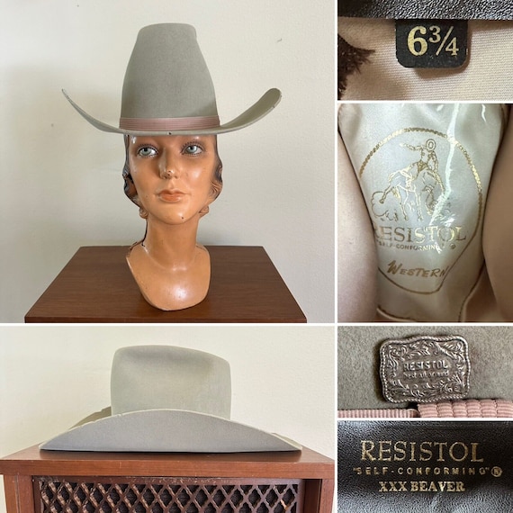 1970s Resistol HI-7 Silverbelly 3x Beaver 6 3/4 Cowboy 1970s Resistol HI-7 Silverbelly 3x Beaver 6 3/4 Cowboy