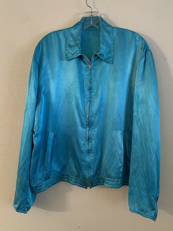 1970s Embroidered Satin Souvenir Tour Jacket: Vie… - image 8