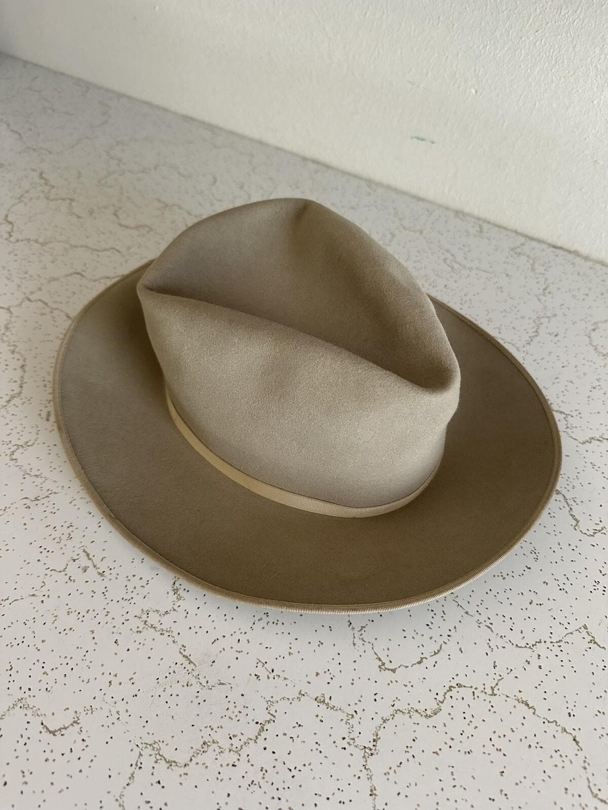 1950s 60s Stetson Open Road Fedora: 3X Cowboy Hat, Silverbelly