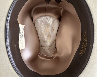 1970s Resistol HI-7 Silverbelly Beaver Cowboy Hat: 3X Western Hat