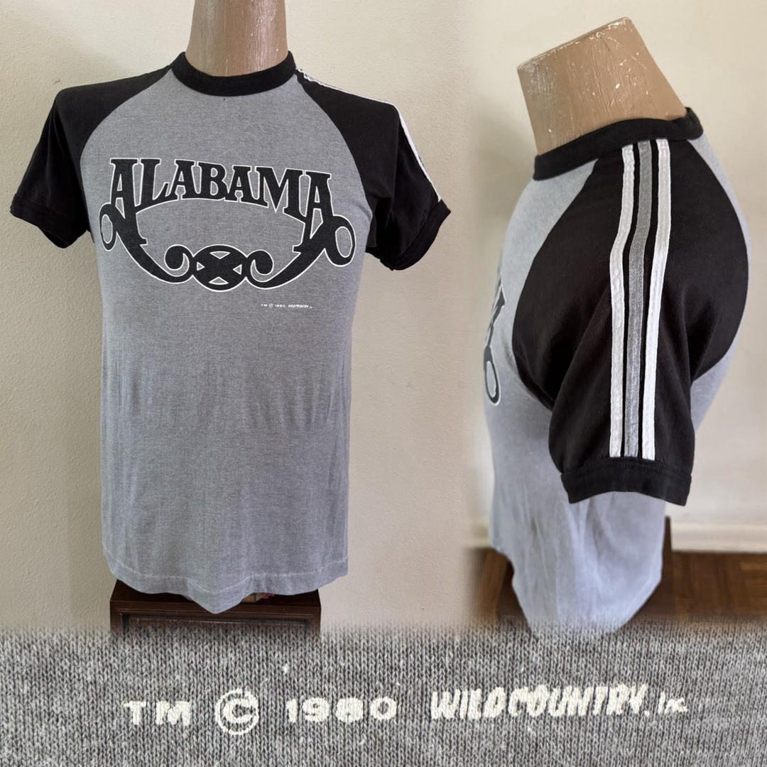 80s ビンテージ ALABAMA アラバマ バンド Tシャツ Vintage 1988 Alabama June Jammer Band Tee - Medium – Tall