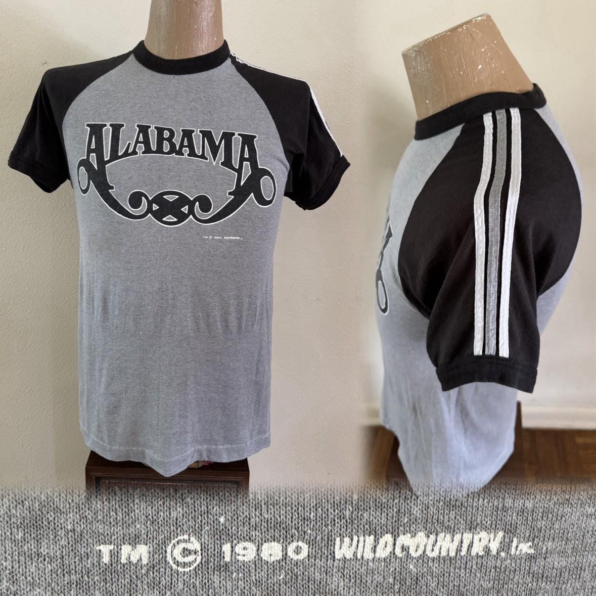 80s ビンテージ ALABAMA アラバマ バンド Tシャツ 古着 80年代 ALABAMA アラバマ バンドTシャツ バンT メンズL相当