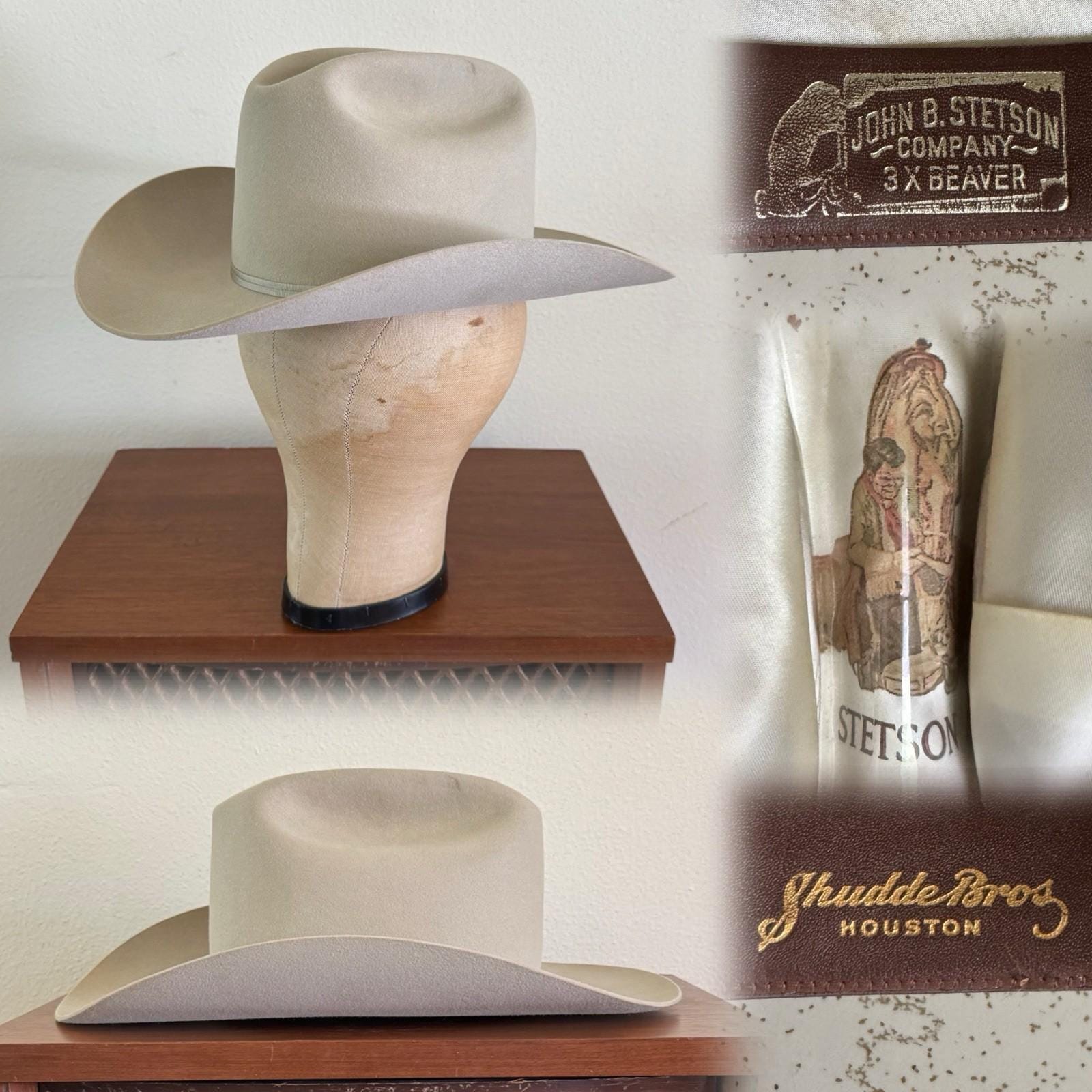 Vintage Stetson Hat Silverbelly - Etsy