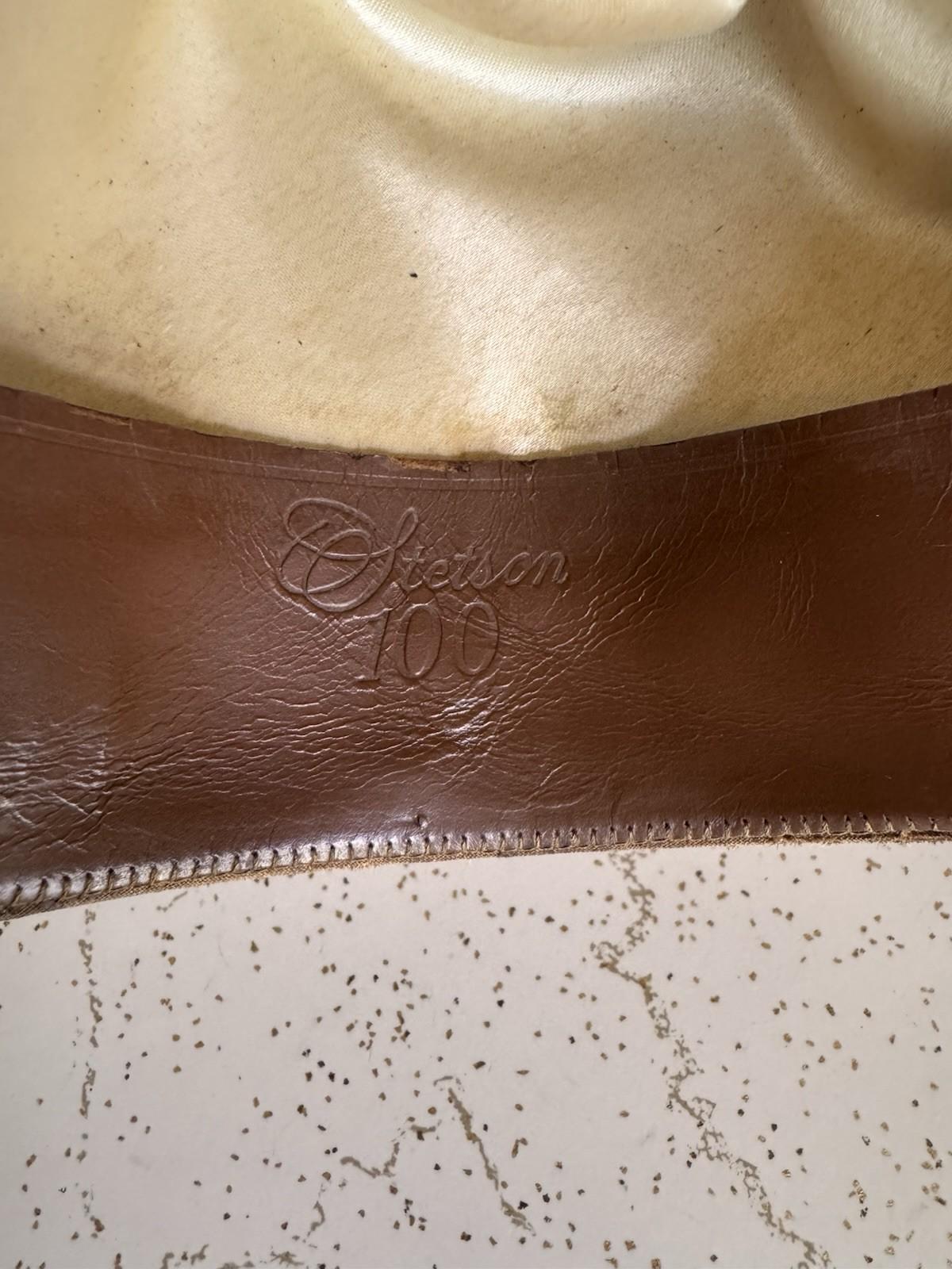 1950s Stetson One Hundred, 100X Beaver Cowboy Hat, Shudde Bros