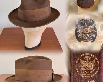 Vintage 1950s Stetson 3X Beaver Cowboy Hat - Size 7 1/8 - Etsy
