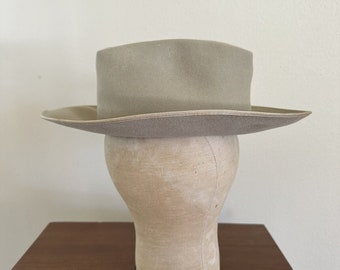 1950s 60s Stetson 3x Beaver OPEN ROAD 7 Long OVAL Hat Fedora
