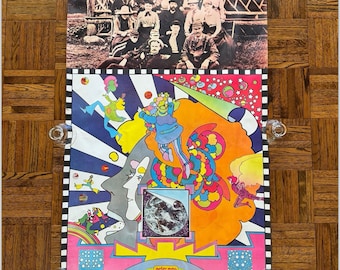 Original 1969 Peter Max Instant Nutrament 4 Poster, Vintage 60s Pop Art, 24x36" - Rolled