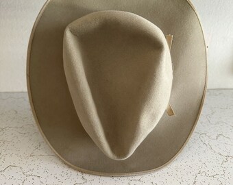 1950s 60s Stetson 3x Beaver OPEN ROAD 7 Long OVAL Hat Fedora