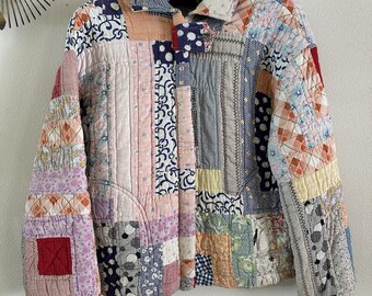 ジャケット・アウター vintage fabric feed sack jacket Made a feed sack jacket! : r/streetwear
