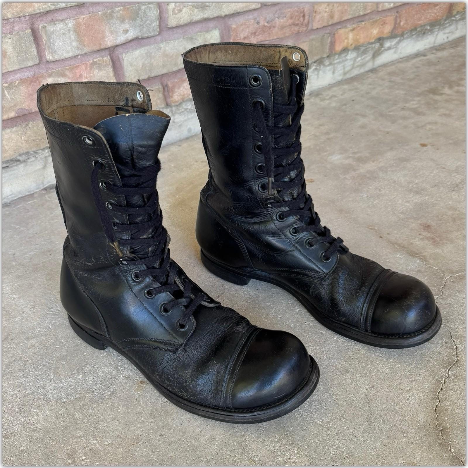1962 US Army Leather Combat Boots, Vietnam Era, Mens 10.5 R - Etsy