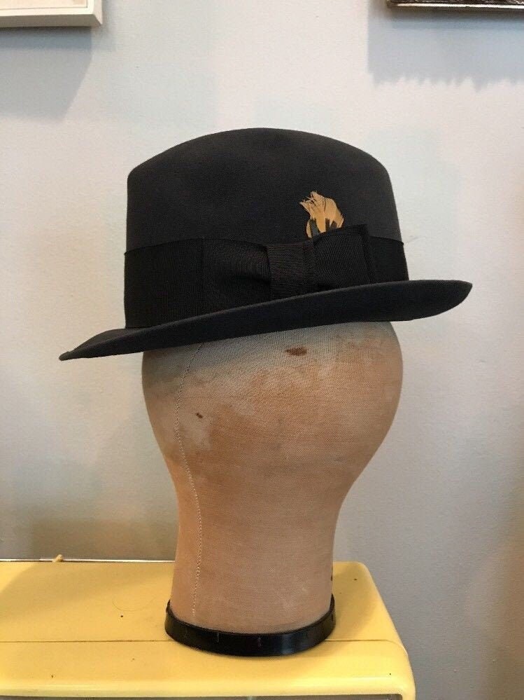 ROYAL STETSON Fedora HAT Size 6 7/8 Small Charcoal Grey - Etsy New Zealand ROYAL STETSON Fedora HAT Size 6 7/8 Small Charcoal Grey - Etsy New Zealand