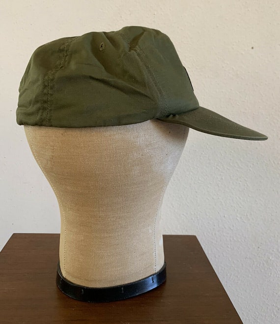 Vintage 70s OG 106 Sateen Utility Cap - Vietnam W… - image 6