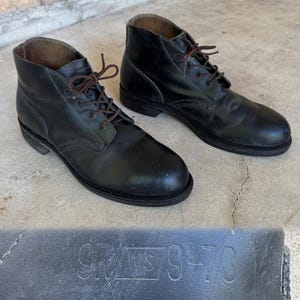 Vintage Us Navy Service Shoes - Etsy