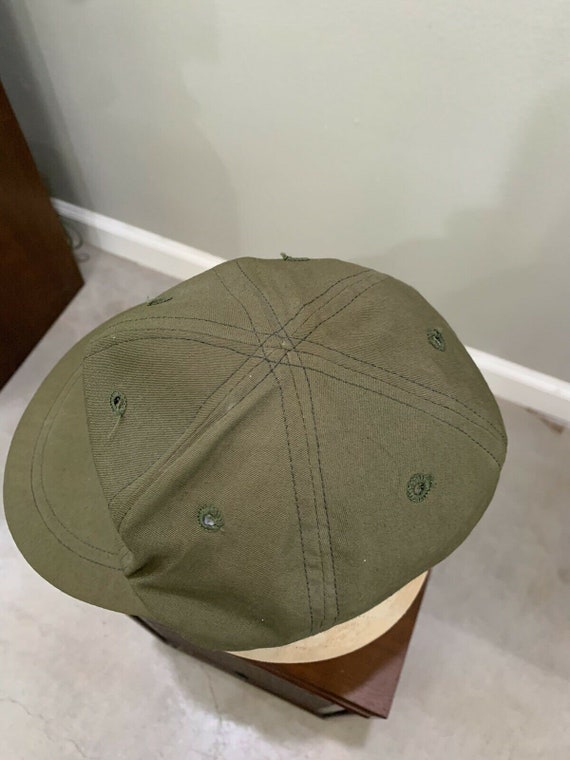 60s 70s OG 106 Cotton Sateen Utility CAP Hat 6 5/… - image 7