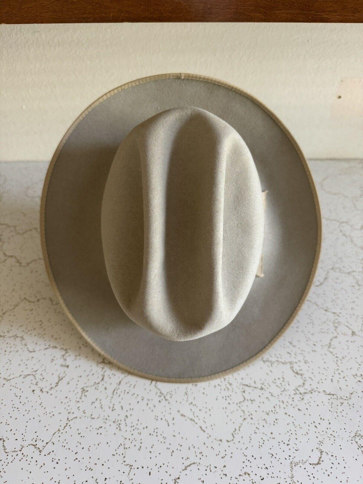 Vintage 1970s Resistol 'san Antonio' Silverbelly Fedora Cowboy Hat