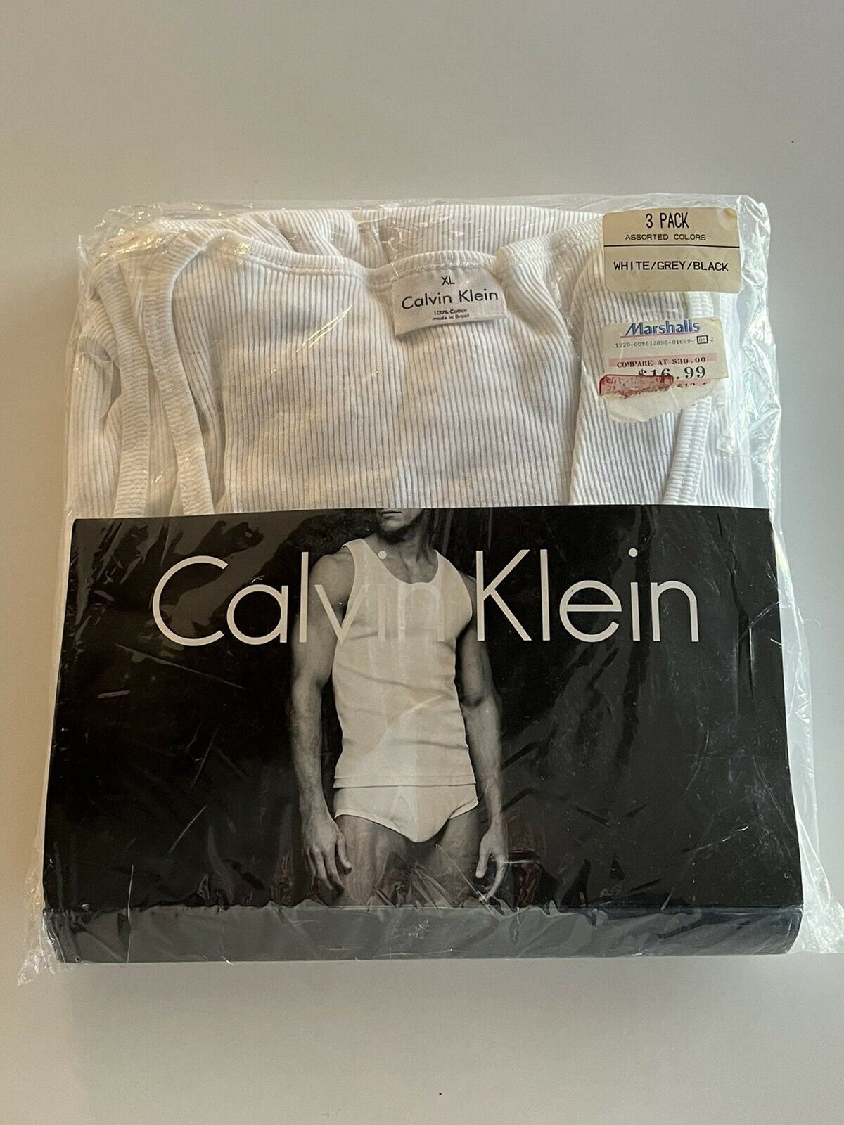 90s NOS 3 Pack CALVIN KLEIN Rib Tank Top Sealed Blank White - Etsy