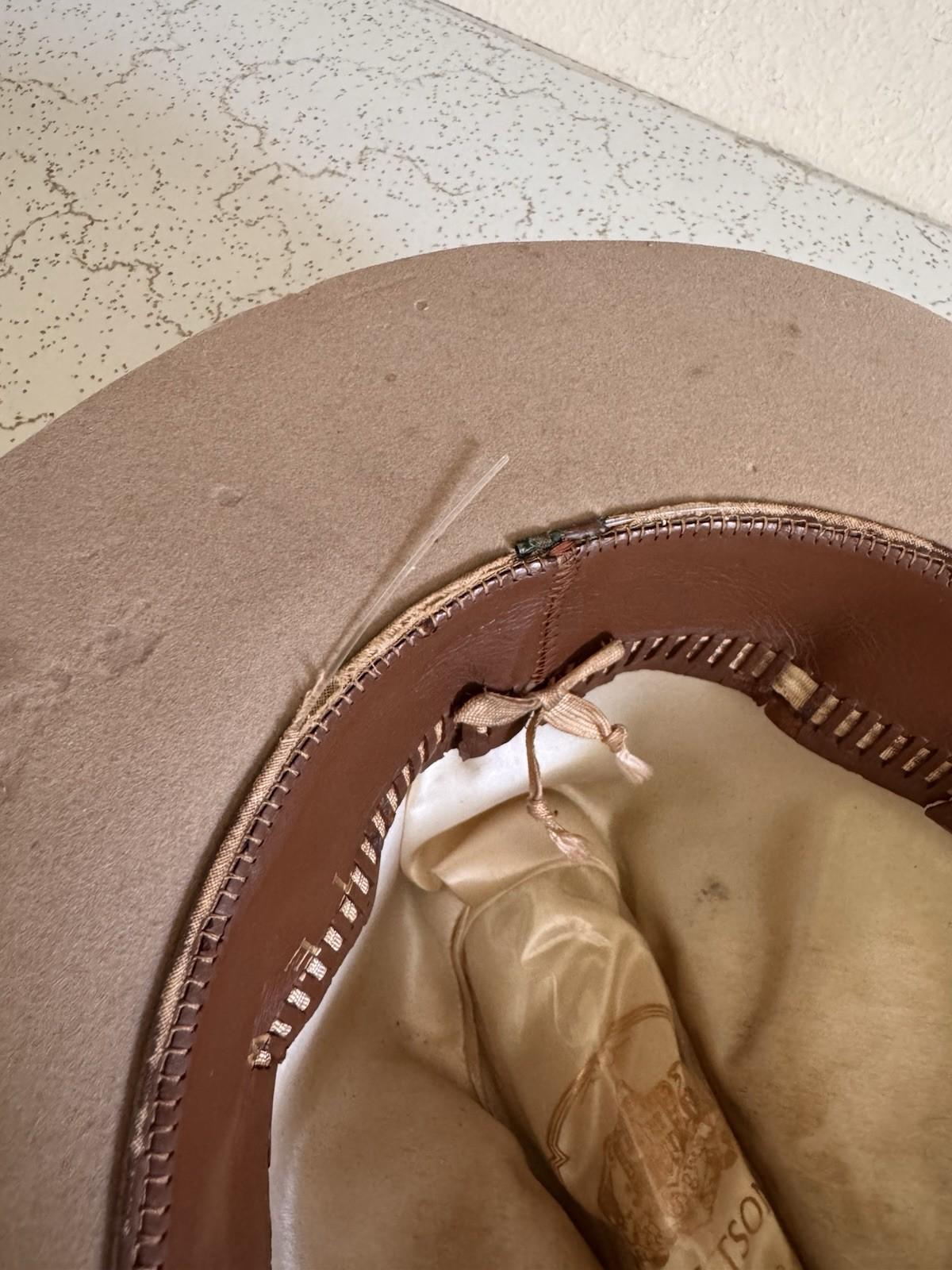1950s Stetson One Hundred, 100X Beaver Cowboy Hat, Shudde Bros