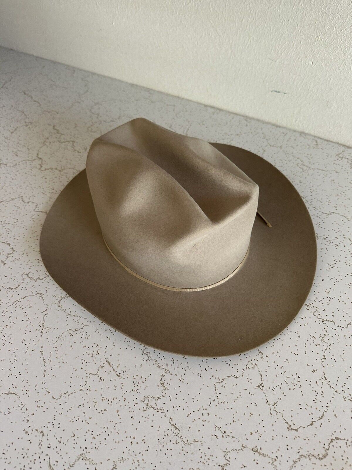 1960s Stetson 7x CLEAR BEAVER Last Drop Rancher 6 7/8 Cowboy 1960s Stetson 7x CLEAR BEAVER Last Drop Rancher 6 7/8 Cowboy