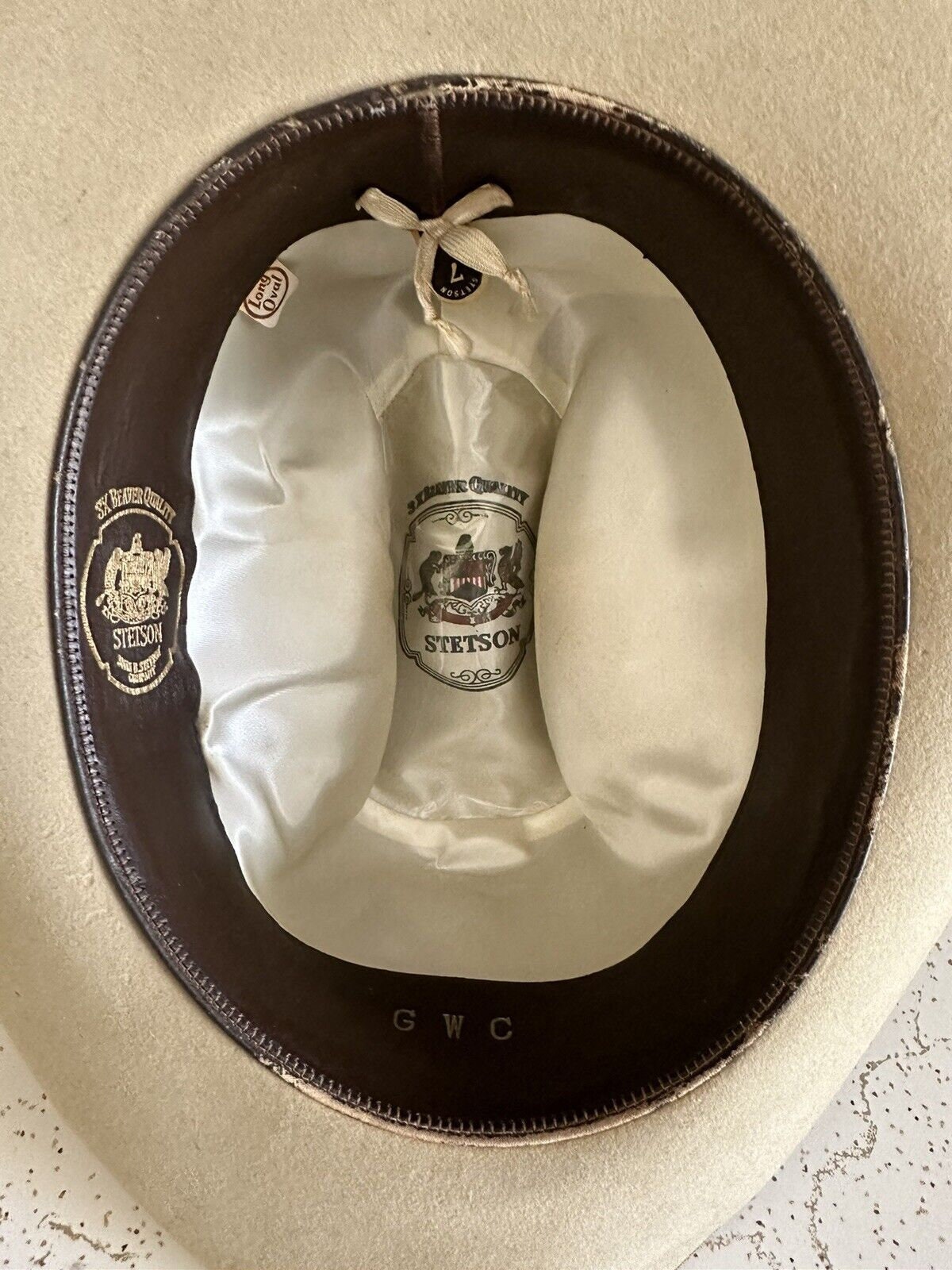 1950s STETSON 3x Beaver OPEN ROAD Size 7 Long Oval Hat 1950s STETSON 3x Beaver OPEN ROAD Size 7 Long Oval Hat