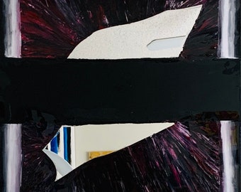 CENTER OF ATTENTION resin artwork