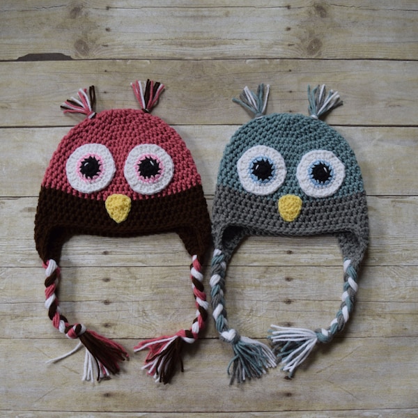 Owl Hat - Animal Hats - Bird Hat