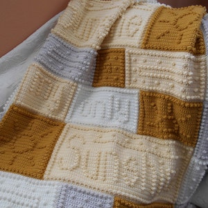 SUNSHINE pattern for crocheted blanket image 2