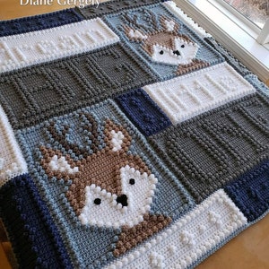 LITTLE ONE pattern for crocheted blanket image 6