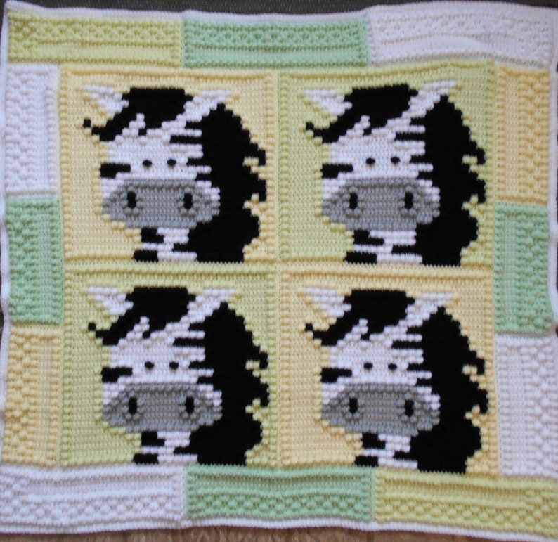 ZOO pattern for crocheted blanket