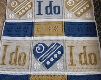 I DO pattern for crocheted blanket.