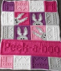 PEEKABOO pattern for crocheted blanket