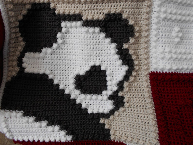 SWEET pattern for crocheted blanket image 3