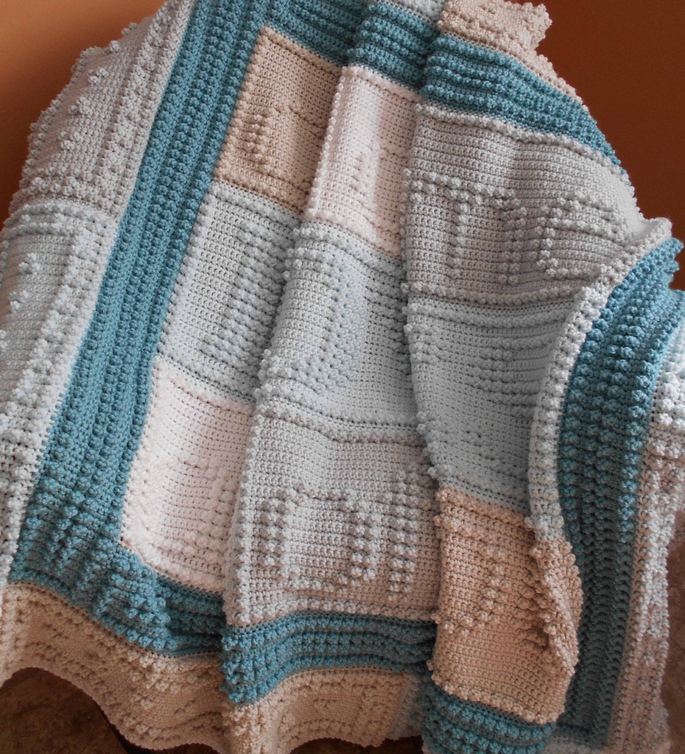 LOVES Pattern for Crocheted Blanket Etsy
