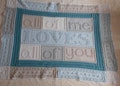 LOVES pattern for crocheted blanket