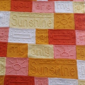 SUNSHINE pattern for crocheted blanket image 7