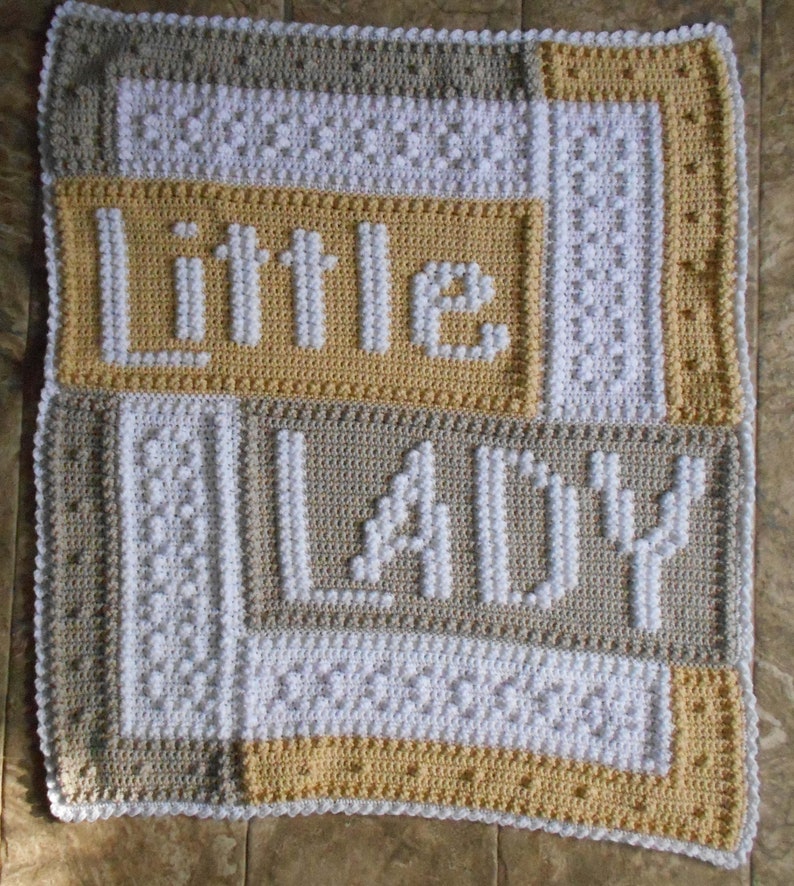 COMFY pattern for crocheted blanket image 4