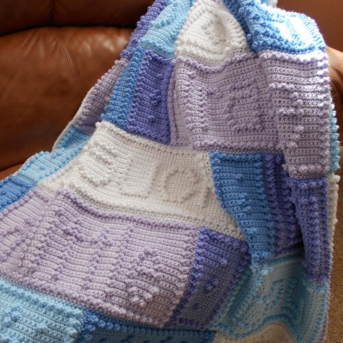 Pattern crochet blanket Brother #148