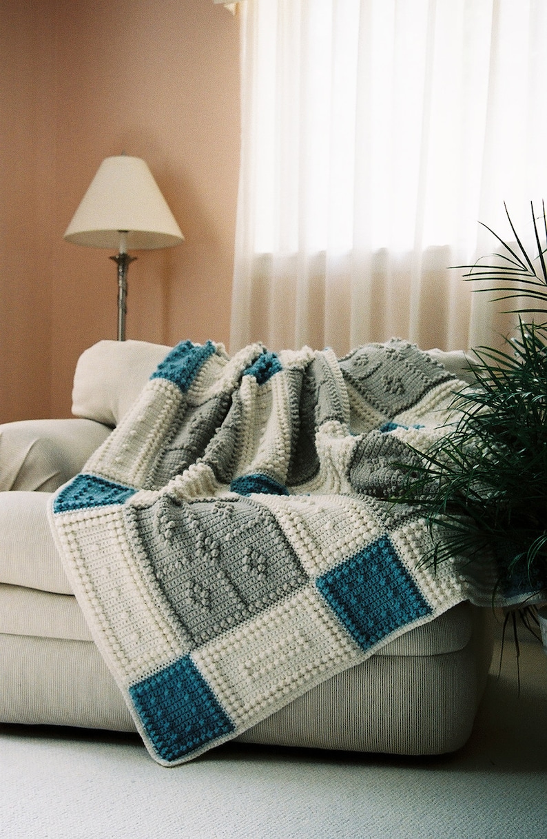COUNTRY pattern for crocheted blanket