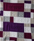 FOREVER pattern for crocheted blanket.