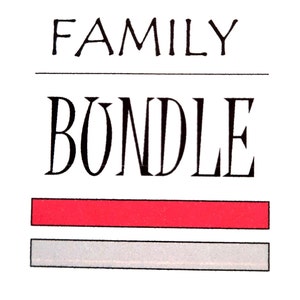 FAMILY BUNDLE of patterns for crocheted blankets