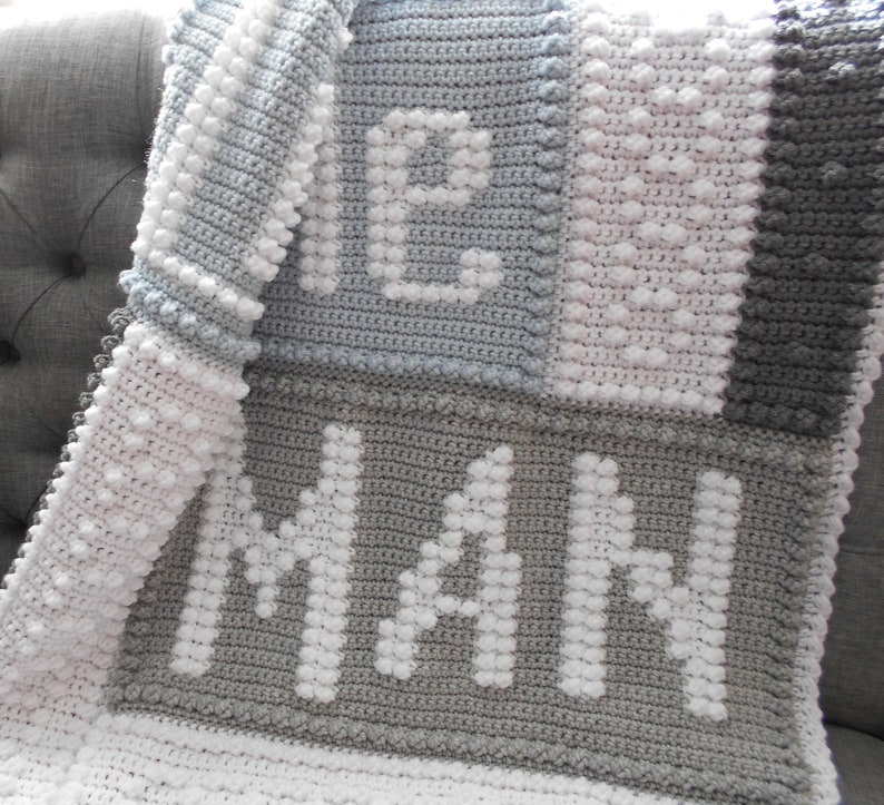 COMFY pattern for crocheted blanket image 3