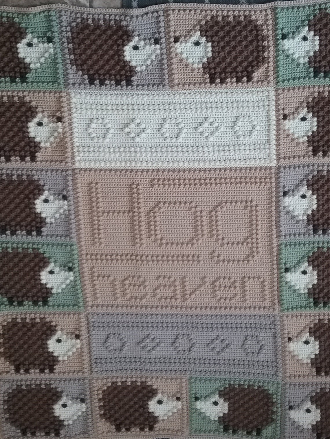 HOG HEAVEN - Pattern for Crocheted Blanket - Etsy