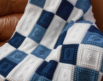 PEACEFUL pattern for crocheted blanket.