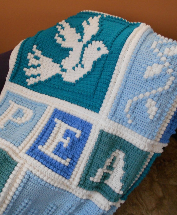 Pattern crochet blanket Brother #148
