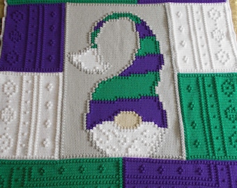 JINGLE pattern for crocheted blanket