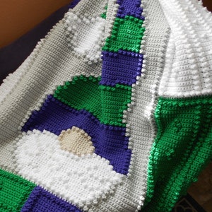 JINGLE pattern for crocheted blanket image 2