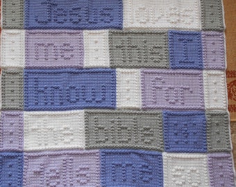 JESUS SONG - pattern for crocheted blanket