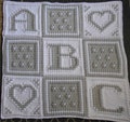ABC pattern for crocheted blanket