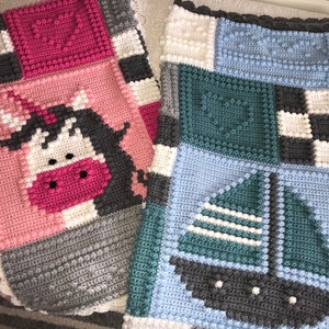 NURSERY - pattern for crocheted blanket