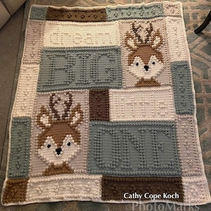 LITTLE ONE pattern for crocheted blanket image 5