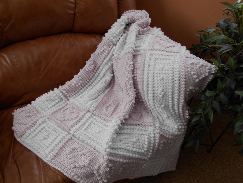 GIFT pattern for crocheted blanket image 2